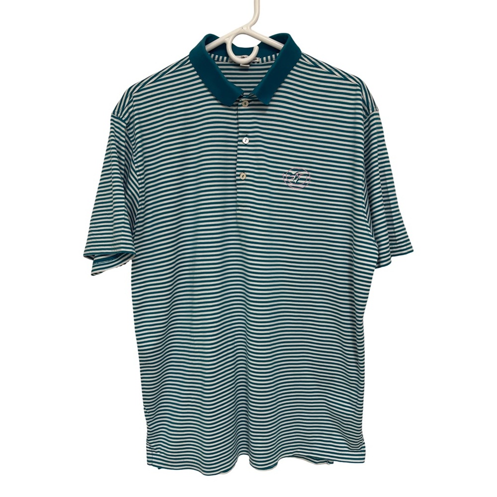 Peter Millar Striped Polo Shirt Men’s Large